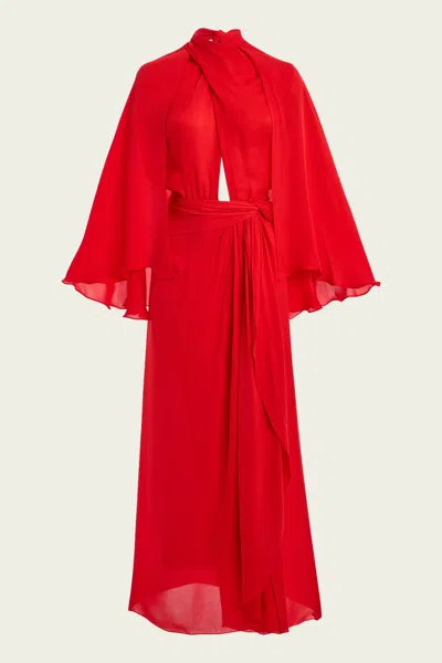 Johanna Ortiz Cape Town Dress In Aztec Red