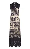Johanna Ortiz Cardinal Direction Maxi Dress In Black