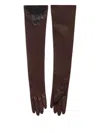 Johanna Ortiz Cardinal Elegance Gloves In Brown