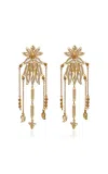 Johanna Ortiz Celestial Swing Earrings In Gold