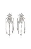 Johanna Ortiz Celestial Swing Earrings In White
