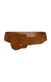 Johanna Ortiz Charro Majesty Suede Belt In Brown