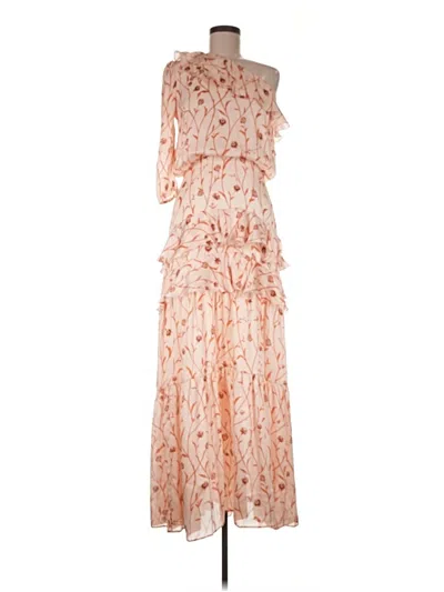 Pre-owned Johanna Ortiz Cocktail Dress In Orange