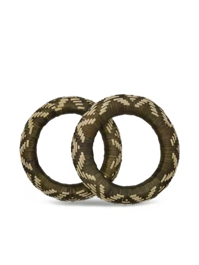Johanna Ortiz Cosmic Serpent Bangles Bracelets In Brown