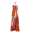 Shop Johanna Ortiz Cotton Poplin Halterneck Midi Dress