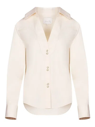 Johanna Ortiz Cotton-poplin Shirt In Neutral