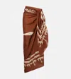 Johanna Ortiz Cotton Printed Beach Cover-up