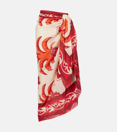 Johanna Ortiz Cotton Printed Beach Cover-up