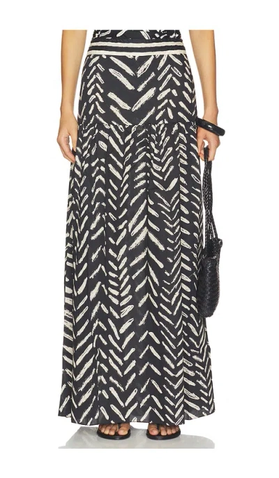 Johanna Ortiz Cotton Rituales Maxi Skirt In Multi