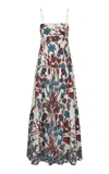 Johanna Ortiz Cotton Simbólico Maxi Dress In Multi