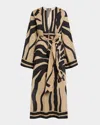 Johanna Ortiz Cruiser Printed Tunic Dress In Multi
