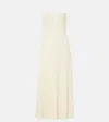 Johanna Ortiz Dream Spinner Cutout Woven Bustier Maxi Dress In White