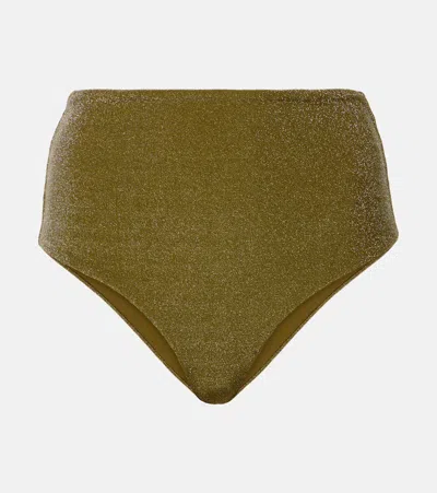 Johanna Ortiz De La Selva High-rise Bikini Bottom In Green