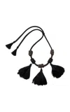 Johanna Ortiz De Proa A Popa Necklace In Black