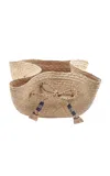 Johanna Ortiz Deep Navy Ocaña Bread Basket In Multi