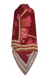 Johanna Ortiz Delicate Astromelia Silk-blend Shawl In Pink