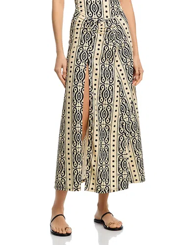 Johanna Ortiz Destino Cover Up Skirt In Black