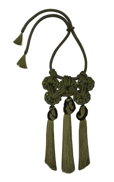 Johanna Ortiz Direction Of The Wind Necklace In Green