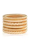 Johanna Ortiz Diva De La Trama Bangles In Gold