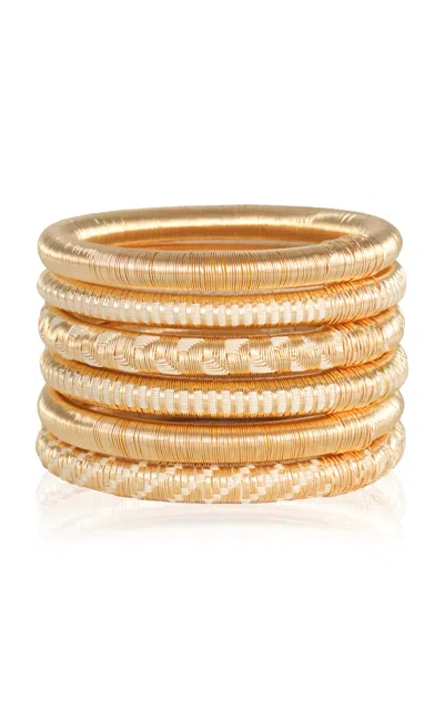Johanna Ortiz Diva De La Trama Bangles In Gold