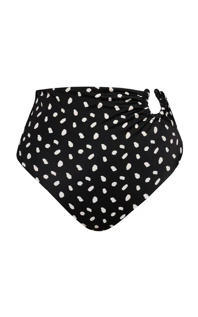 Johanna Ortiz Dots Taita Bikini Bottom In Black