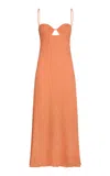 Johanna Ortiz Dream Spinner Silk Maxi Dress In Pink