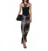 Johanna Ortiz Dream Tiles Twisted Jersey Sarong Maxi Skirt In Black