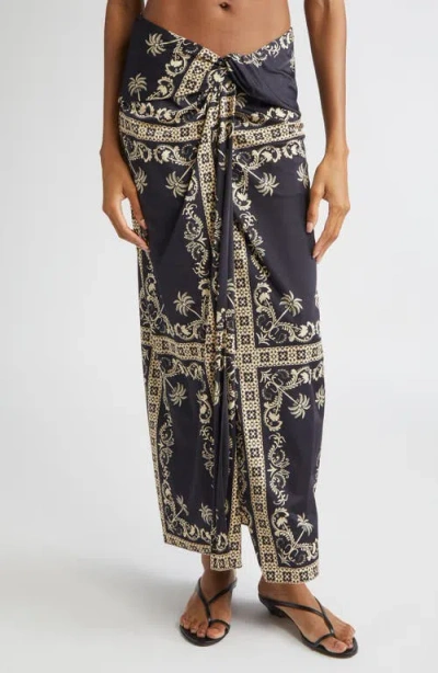 Johanna Ortiz Dream Tiles Faux Wrap Skirt