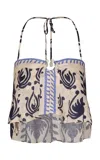 Johanna Ortiz Ecru/navy Oceanic Top
