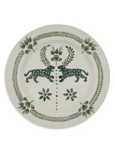 Johanna Ortiz El Relato Dinner Plates 2-piece Set In Green