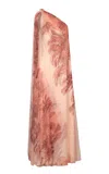 Johanna Ortiz Elegant Freedom Silk Maxi Dress In Multi