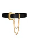 Johanna Ortiz Embers Of Elegance Leather Belt In Black