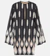 JOHANNA ORTIZ EMBROIDERED MINIDRESS