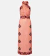 Johanna Ortiz Energetic Patterns Linen Maxi Dress