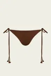 Johanna Ortiz Schooner Twist-detailed Bikini Bottom