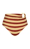 Johanna Ortiz Entorche Del Mar Striped Bikini Bottom