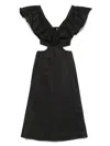 Shop Johanna Ortiz Eternal Jungle Maxikleid In Black