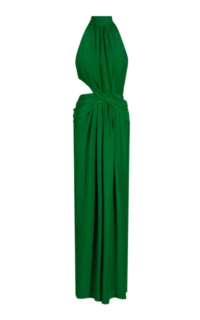 Johanna Ortiz Excepcionalidad Crepe Maxi Dress