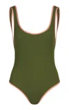 Johanna Ortiz Explorer One-piece Swimsuit In Green