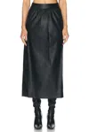 Johanna Ortiz Fantastique Midi Skirt In Black