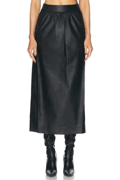 Johanna Ortiz Fantastique Midi Skirt In Black