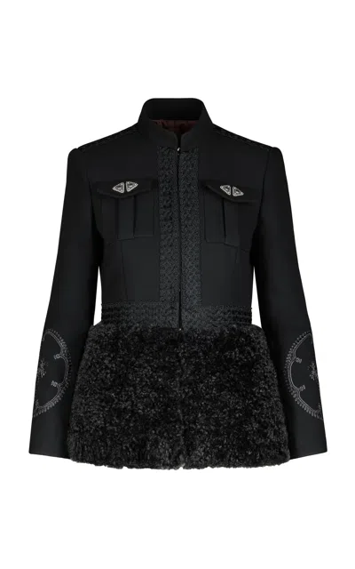 Johanna Ortiz Ferocious Flair Jacket In Black