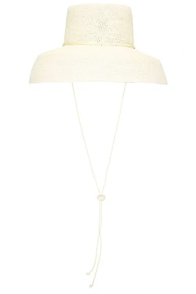 Johanna Ortiz Fierce Muse Hat In White