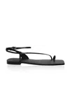 Johanna Ortiz Flamenco Echoes Leather Sandals In Black