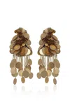 Johanna Ortiz Flirtatious Airs Paillettes Drop Earrings In Gold