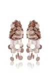 Johanna Ortiz Flirtatious Airs Paillettes Drop Earrings In Pink