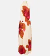Johanna Ortiz Best Of Times Embellished Printed Crepe Halterneck Maxi Dress In Multi