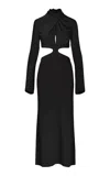 Johanna Ortiz Freedom Cutout Maxi Dress In Black