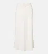 Johanna Ortiz Gathered Midi Skirt