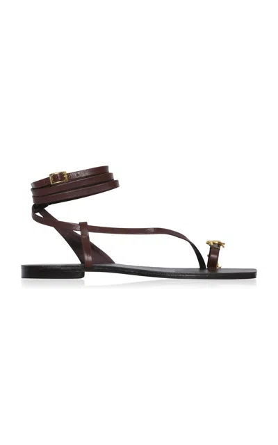 Johanna Ortiz Glow In Motion Sandals In Brown